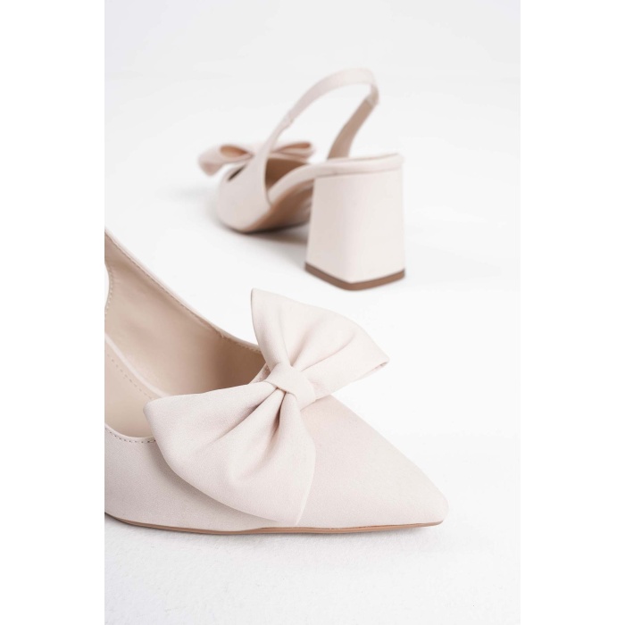 Candy Bej Kadın Topuklu Ayakkabı