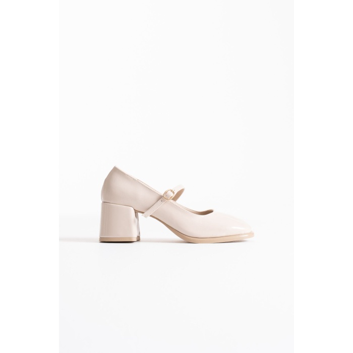 Blown Bej Rugan Kadın Topuklu Ayakkabı