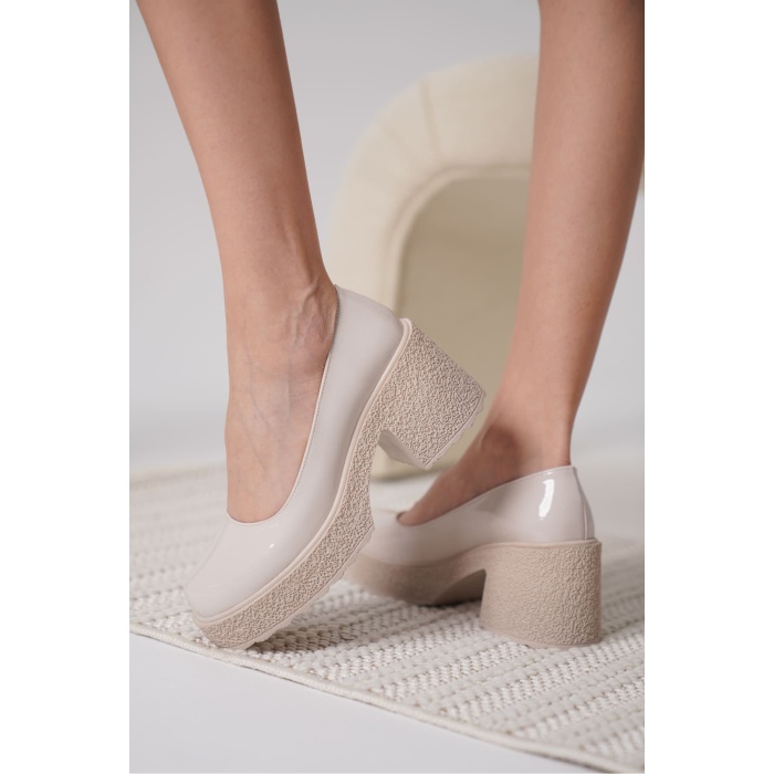 Talya Kadın Bej Rugan Günlük Ayakkabı