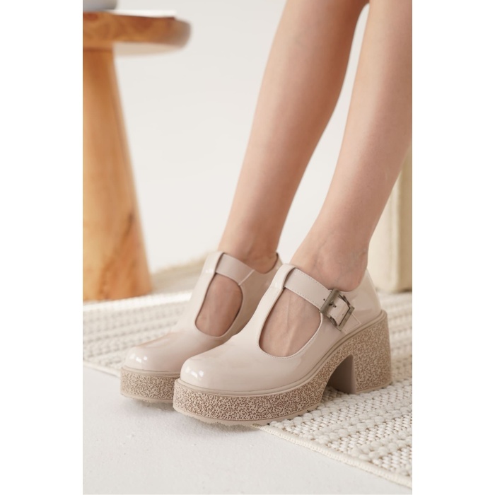 Mathilda Kadın Bej Rugan Günlük Ayakkabı