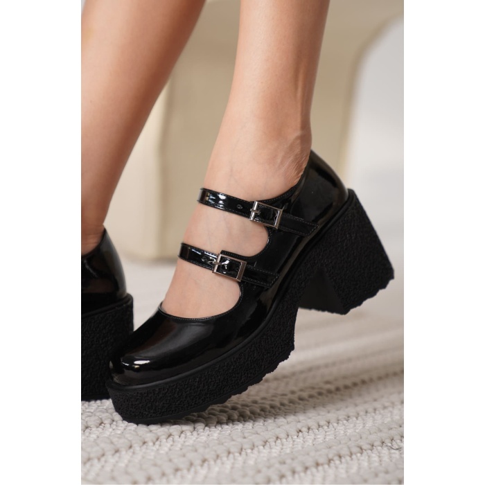 Jasmine Kadın Siyah Rugan Günlük Ayakkabı