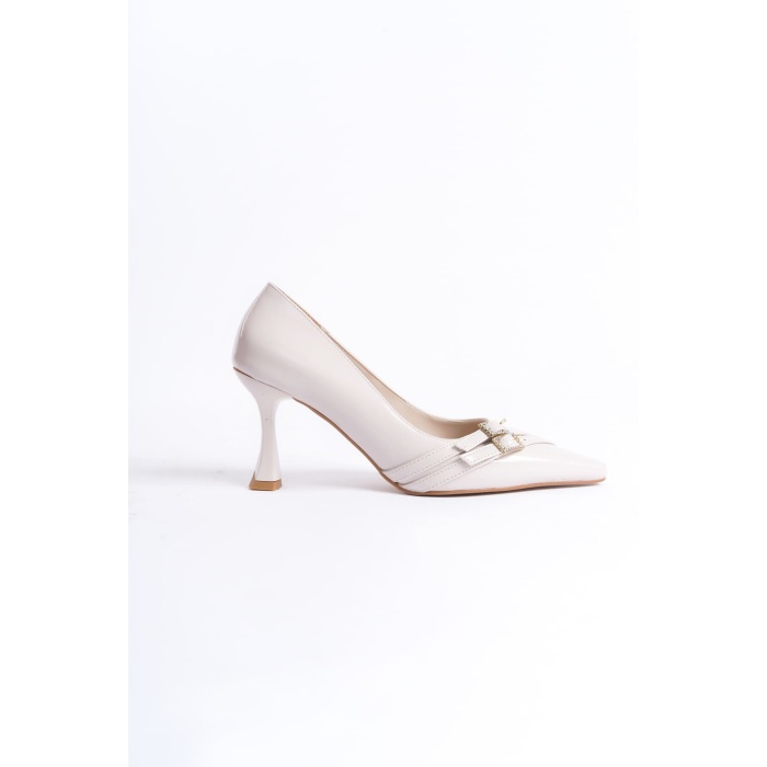 Maya Kadın BejRugan Topuklu Ayakkabı