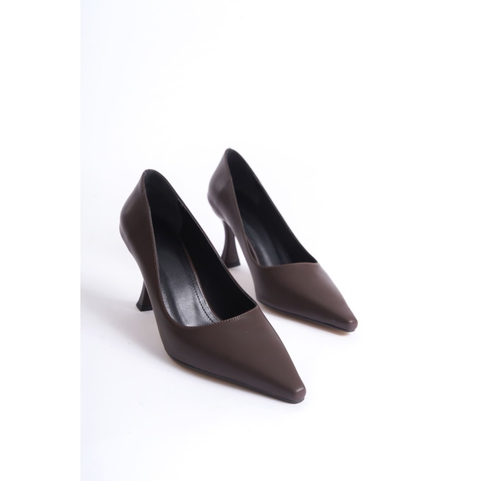 Cordelia Kadın Mat Acı Kahve Stiletto