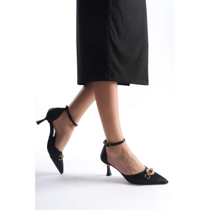 Celia Kadın Siyah Topuklu Ayakkabı