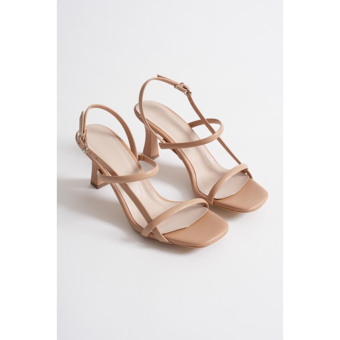 Monya Kadın Nude Topuklu Sandalet
