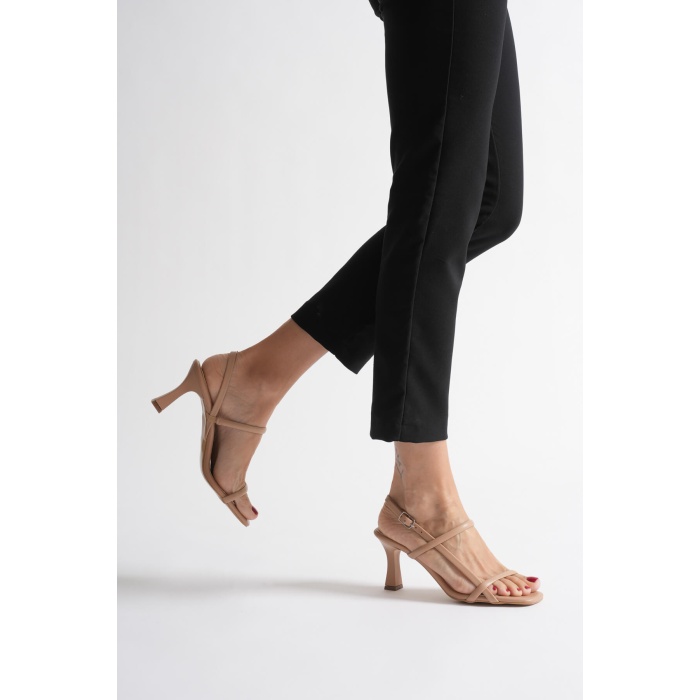 Monya Kadın Nude Topuklu Sandalet