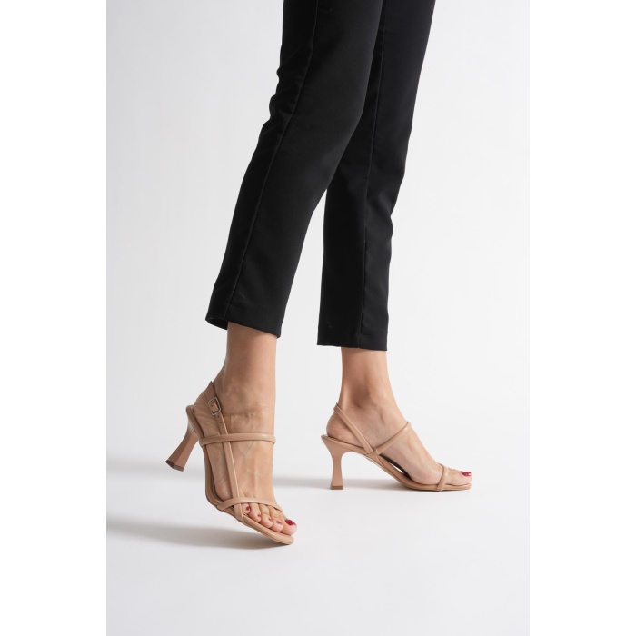 Monya Kadın Nude Topuklu Sandalet