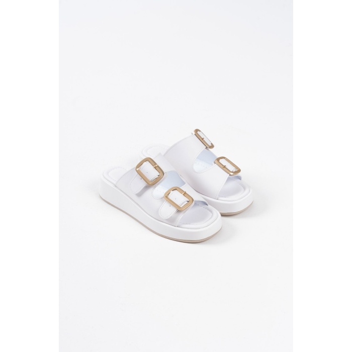 Nare Beyaz Cilt Terlik