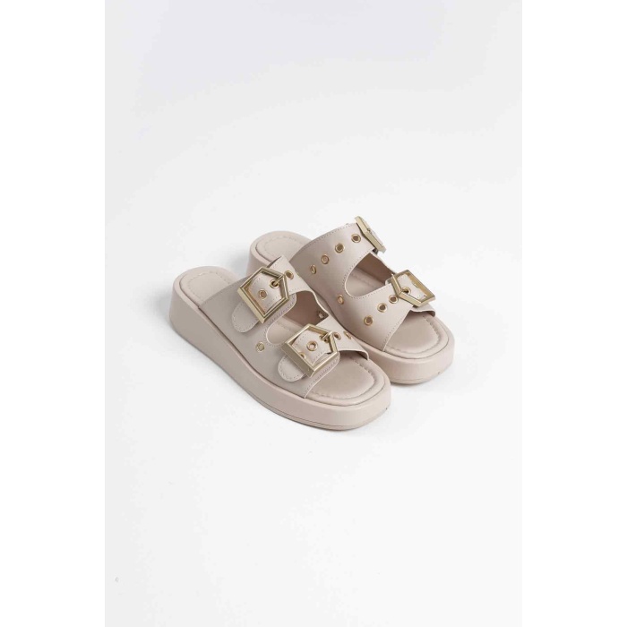 Glos Bej Cilt Terlik