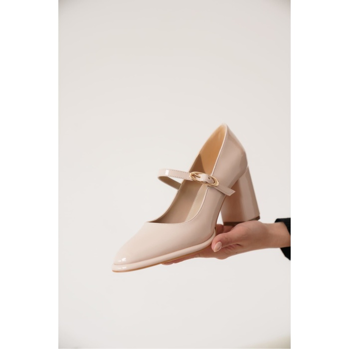 Alis Bej Kadın Topuklu Ayakkabı