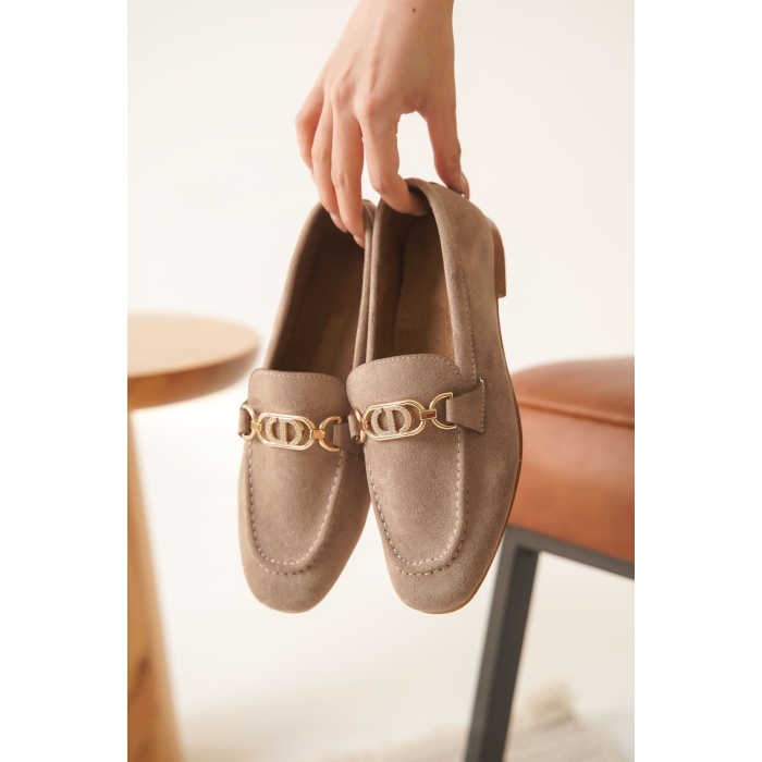 Hera Kadın Süet Vizon Günlük Ayakkabı