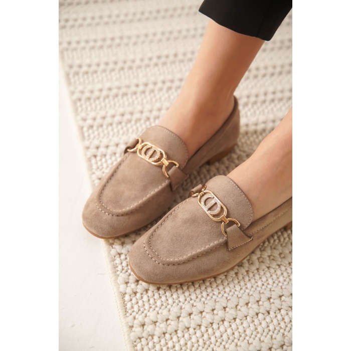 Hera Kadın Süet Vizon Günlük Ayakkabı