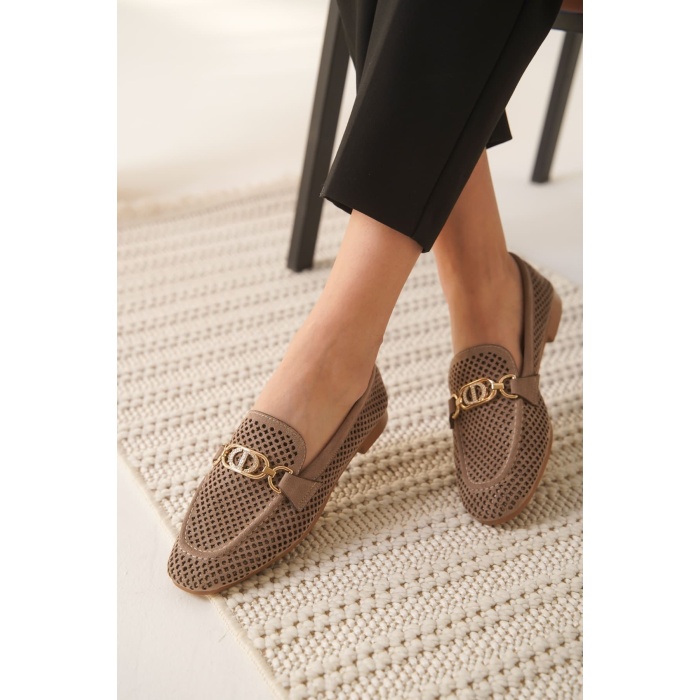 Sally Kadın Süet Vizon Günlük Ayakkabı