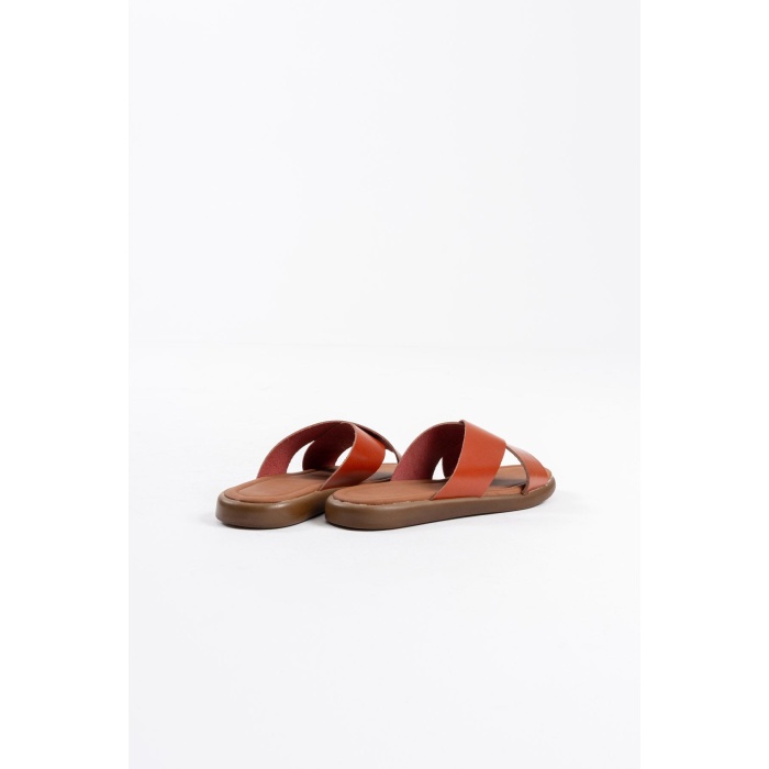 Weasley Kiremit Hakiki Deri Terlik