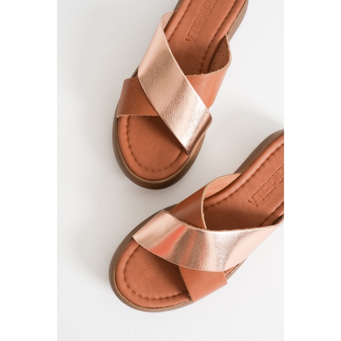 Fayn Gunluk Taba Hakiki Deri Terlik