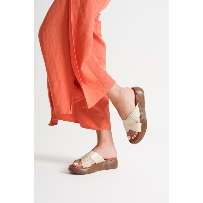 Fayn Bej Hakiki Deri Terlik