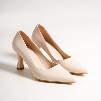 Alexandra Kadın Bej Stiletto