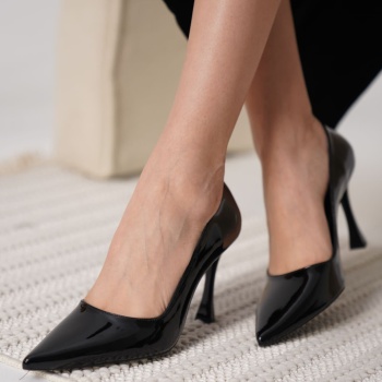 Blade Siyah Rugan Kadın Stiletto