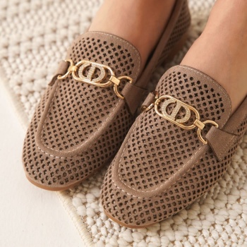 Sally Kadın Süet Vizon Günlük Ayakkabı