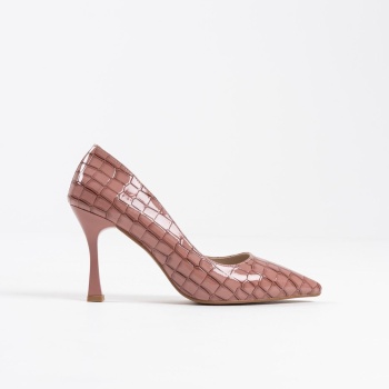 Harper Kadın Somon Kroko Rugan Stiletto
