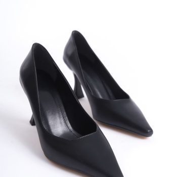 Cordelia Kadın Mat Siyah Stiletto