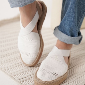 Rosa Kadın Beyaz Espadril Ayakkabı