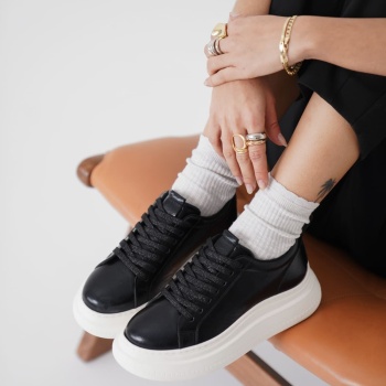 Dina Kadın Siyah Sneaker