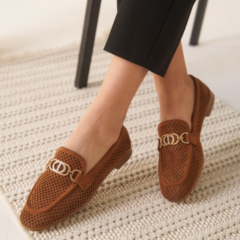 Sally Kadın Süet Taba Günlük Ayakkabı