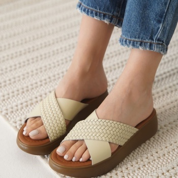 Fayn Bej Hakiki Deri Terlik