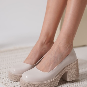 Talya Kadın Bej Rugan Günlük Ayakkabı