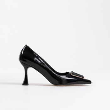 Nora Kadın Siyah Rugan Ayakkabı