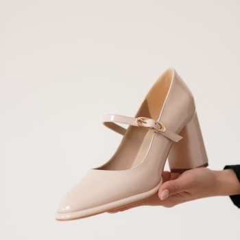 Alis Bej Kadın Topuklu Ayakkabı