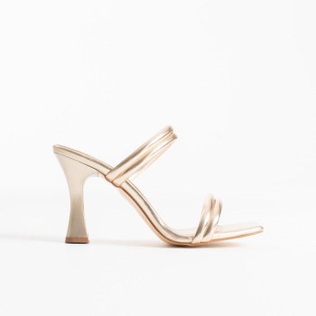 Petra Kadın Altın Topuklu Terlik