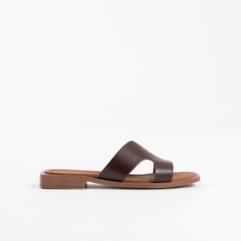 Fergei Acı Kahve Hakiki Deri Terlik