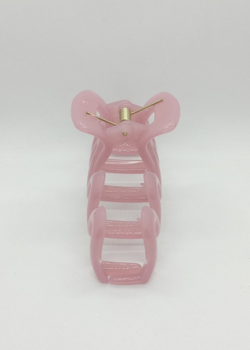 Pembe Renk Dalga Figür Mandal Toka