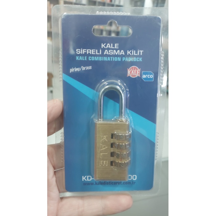 Kale Şifreli 4 Basamaklı Şifreli Asma Kilit