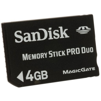 SandiskSandisk Memory Stick Pro Duo 4GB Magicgate MS Hafıza Kartı Siyah Renk