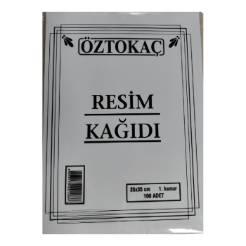 Öztokaç Resim Kağıdı (25 x 35) 1 Paket (100 ADET)
