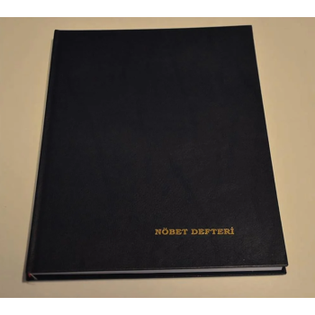 Dilman Nöbet Defteri ( Öğretmen - Memur ) 96 Yaprak | 22 x 33 Cm