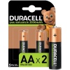Duracell Şarjlı Kalem Pil (AA) 2500 MAH 1,2 V 2Lİ
