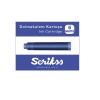 Scriks Dolma Kalem Kartuşu 6Lı Mavi