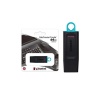 Kingston DTX/64GB 64GB USB3.2 Gen 1 DataTraveler Exodia (Black + Teal) Flash Bellek
