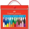 Faber-Castell Pastel Boya 24 Renk Plastik Çantali