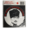 Araç Cam Çıkartma 2 (Atatürk Ne Mutlu Türküm Diyene)