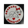 Araç Cam Çıkartma 14 (Yuvarlak ARABADA BEBİŞ VAR)