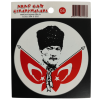 Araç Cam Çıkartma 4 (Atatürk ve Bayraklar)