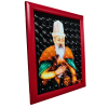 Hazır Çerçeve | Hacı Bektaş-ı Veli Kırmızı Çerçeve (21.5 Cm X 27.5 Cm)