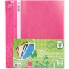 Noki Plastik Pembe Telli Dosya Eco A4 50li Paket| 4828-070