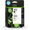 HP 302 Orjinal Renkli & Siyah Kartuş İkili Paket | X4D37AE