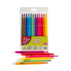 BU-BU Çevirmeli Mum Boya Twist Crayon 12 Renk | 00044